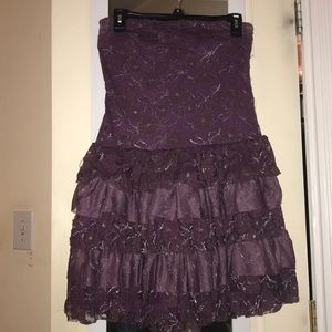 Purple party dress